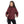 Load image into Gallery viewer, Zipper Closure Hooded Waterproof Girls Jacket - Burgundy
