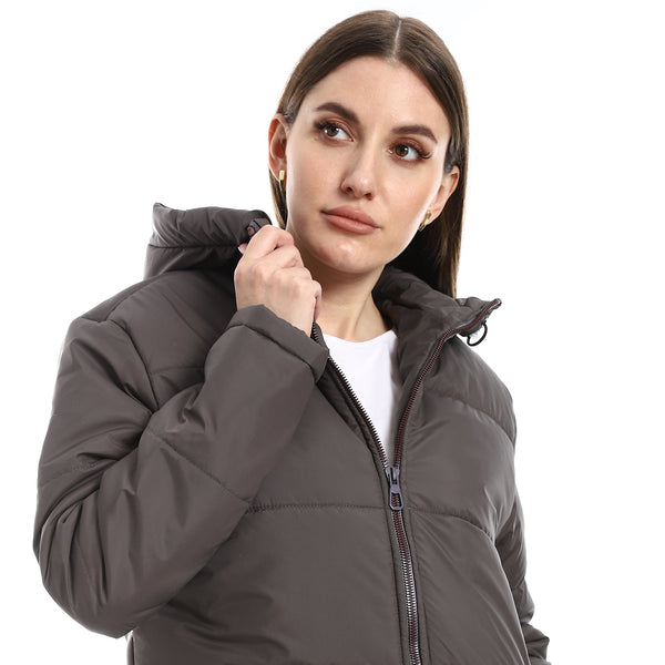 charcoal_waterproof_zipper_bomber_jacket