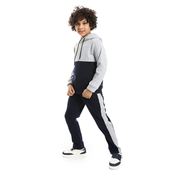 long_sleeves_hooded_boys_pajama_set_-_navy_blue_-_heather_grey