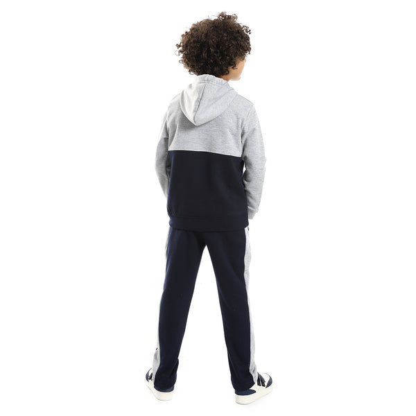 long_sleeves_hooded_boys_pajama_set_-_navy_blue_-_heather_grey