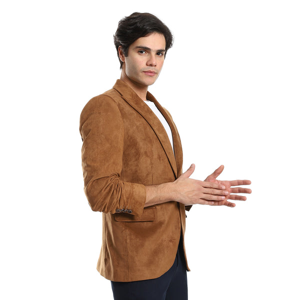 single_breasted_one_button_peak_lapel_-_caramel_brown