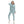 Load image into Gallery viewer, Side Slits Heather Mint Cotton Tracksuit With Hooded Collar
