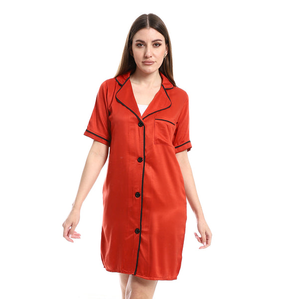short_sleeves_notch_collar_nightwear_sleepshirt_-_burgundy