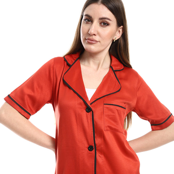 short_sleeves_notch_collar_nightwear_sleepshirt_-_burgundy