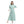 Long Sleeves Mint Green Dress With Detachable Belt