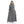 Floral Long Sleeves Black, Grey & White Dress