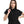 Knees Length Cap Sleeves Textured Dress - Black