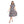 Load image into Gallery viewer, White, Black, Fuchsia &amp; Sky Blue Self Patterned Buttoned Dress
