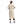 Textured Mid Calf Beige Turn Down Collar Shirt