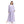 Load image into Gallery viewer, Side Pockets Henely Neck White &amp; Pale Lilac Nightgown
