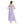 Load image into Gallery viewer, Self Patterned Cotton Nightgown - White &amp; Pale Purple
