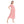 Load image into Gallery viewer, Uneven Horizontal Stripes White &amp; Watermelon Nightgown
