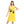 Knee Length Slip On Printed Sleepshirt - Yellow