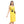 Knee Length Slip On Printed Sleepshirt - Yellow