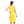 Knee Length Slip On Printed Sleepshirt - Yellow