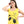 Knee Length Slip On Printed Sleepshirt - Yellow