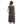 Sleeveless Knee Length Charcoal Printed Sleepshirt
