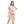 Essential Cotton Sleepshirt With Chest Print - Beige