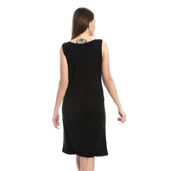 Sleeveless "I Need Coffee" Slip On Sleepshirt