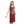 Maroon Printed Slip On Cotton Sleepshirt