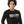 Long Sleeves Sweatshirt With Chest Print - Black