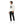 Slip On Round Neck Sweatshirt - White
