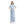Load image into Gallery viewer, Multi-Patterned Short Sleeves Nightgown - Shades Of Blue

