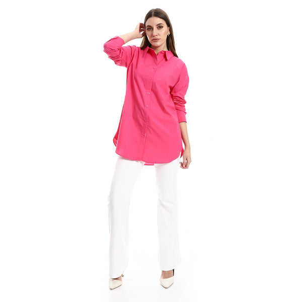 long_sleeves_plain_buttoned_down_shirt_-_fuchsia
