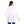 Load image into Gallery viewer, Over Size Self Pattern Buttons Shirt Banded Collar - White
