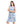 Load image into Gallery viewer, Buttons Closure Self Pattern Sleepshirt Dress With Elastic Waist - MultiColor
