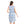 تحميل الصورة في عارض المعرض ، Buttons Closure Self Pattern Sleepshirt Dress With Elastic Waist - MultiColor
