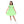 تحميل الصورة في عارض المعرض ، Short Puffed Sleeves Square Neck Lime Green Girls Dress
