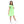 short_puffed_sleeves_square_neck_lime_green_girls_dress
