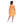 Load image into Gallery viewer, Short Puffed Sleeves Square Neck Orange Girls Dress
