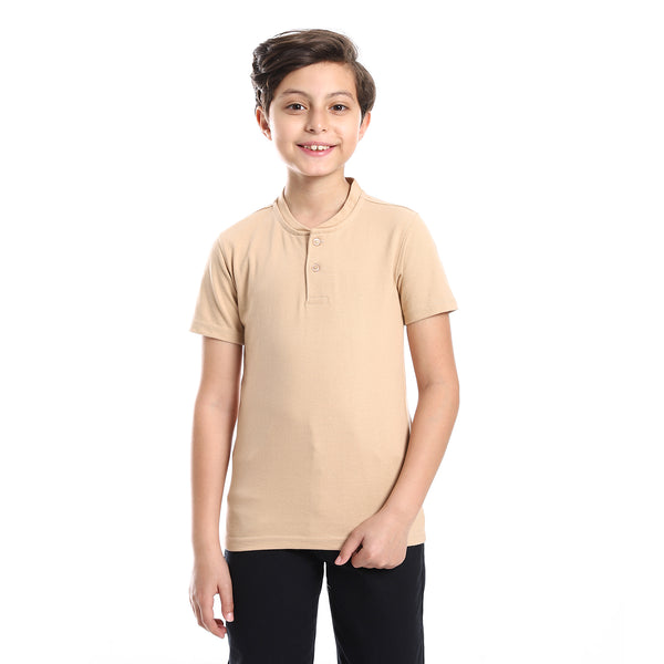 henely_neck_basic_t-shirt_casual_look_for_boy_-_beige