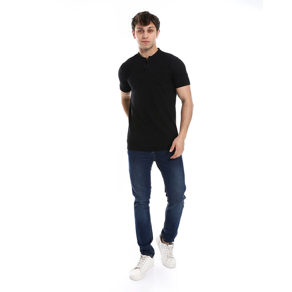 basic_henely_neck_t-shirt_with_neck_collar_-_black