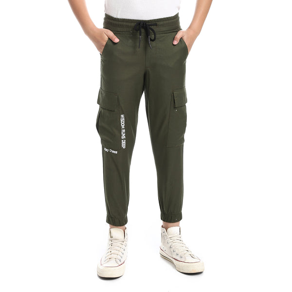 boys-cargo-pants-elastic-hem-with-2-pockets-dark-olive