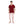 تحميل الصورة في عارض المعرض ، Short Sleeve Striped Pattern Pants Pajama Set - Dark Red &amp; Beige
