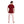 تحميل الصورة في عارض المعرض ، Short Sleeve Striped Pattern Pants Pajama Set - Dark Red &amp; Beige
