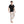 Load image into Gallery viewer, Short Sleeve Striped Pattern Pants Pajama Set - Black &amp; Beige
