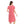 Load image into Gallery viewer, Short Sleeves Round Collar Nightwear Sleepshirt - Red &amp; White
