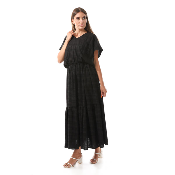 Summer_maxi_Dress_with_elastic_waist_Black