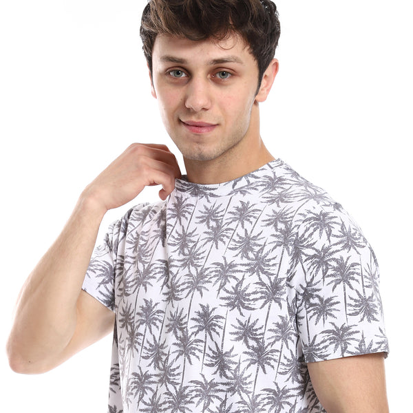 Plain Basic Short Sleeves Round Neck T-Shirt - MultiColor