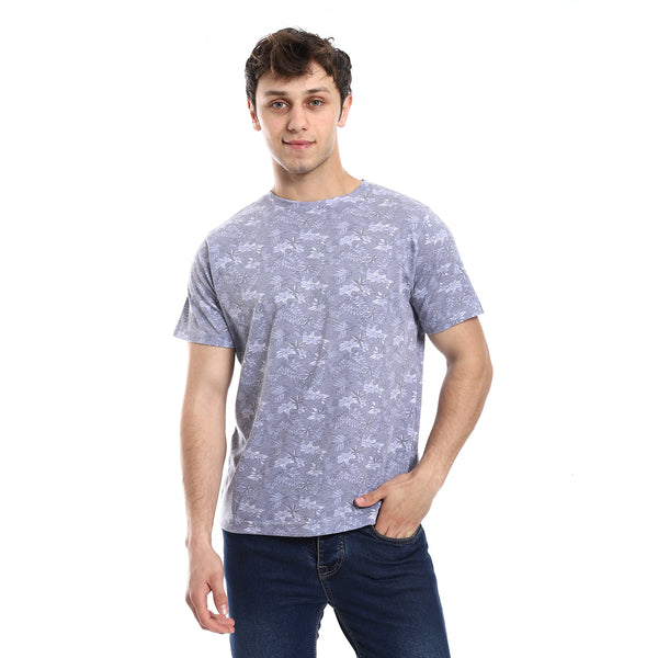 Round Neck Basic T-shirt Casual Look - MultiColor