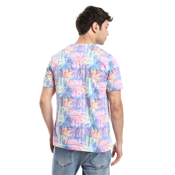 cotton_round_neck_-short_sleeve_t-shirt_-_multicolor