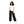 Wide Leg Black Multi-Closure Cargo Pants