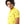 printed_turn_down_collar__polo_shirt_yellow