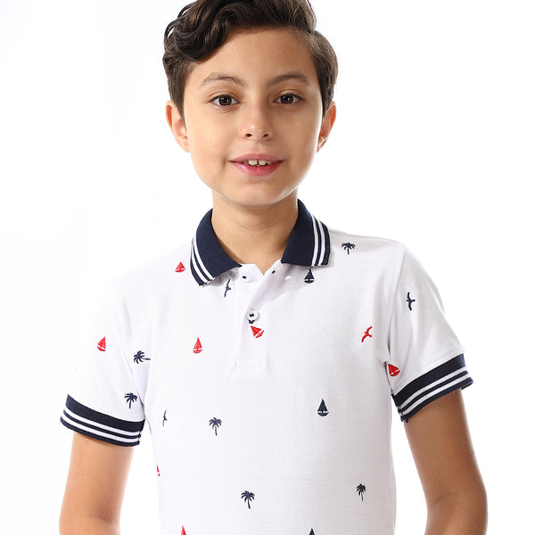 Short Sleeves Polo Shirt For Boys