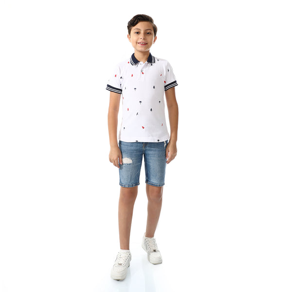 Short Sleeves Polo Shirt For Boys