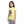 front printed half sleeves girls tee  yellow